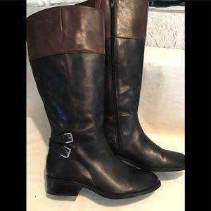 Ralph Lauren MARBA wide calf idling boot, NWOB